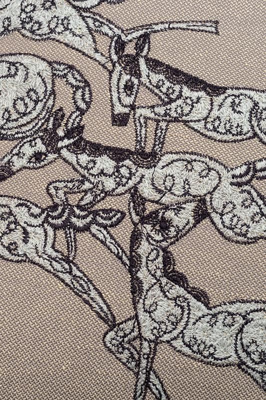 mina perhonen gnocchi cushion -papurikko- - ミナペルホネン