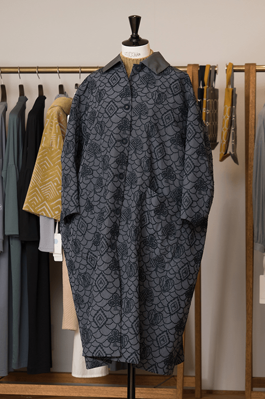 mina perhonen forest candy リネンコート 38サイズ mina perhonen forest candy リネンコート 38サイズ