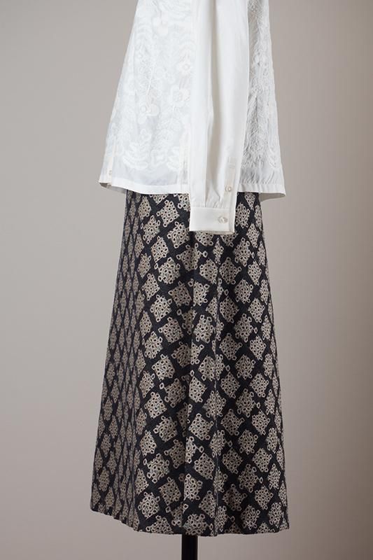 mina perhonen cheerful セミフレアスカート - ミナペルホネン