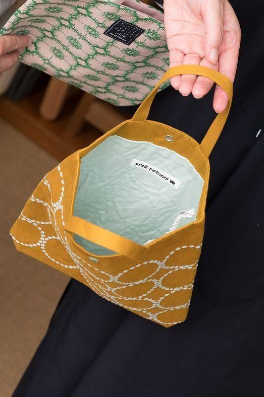 mina perhonen kanssa tote bag -tambourine- Mサイズ(28×24×4