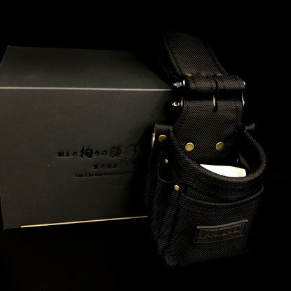 ニックス】BA-201VADX バリスティック生地小物腰袋（ブラック）【欠品