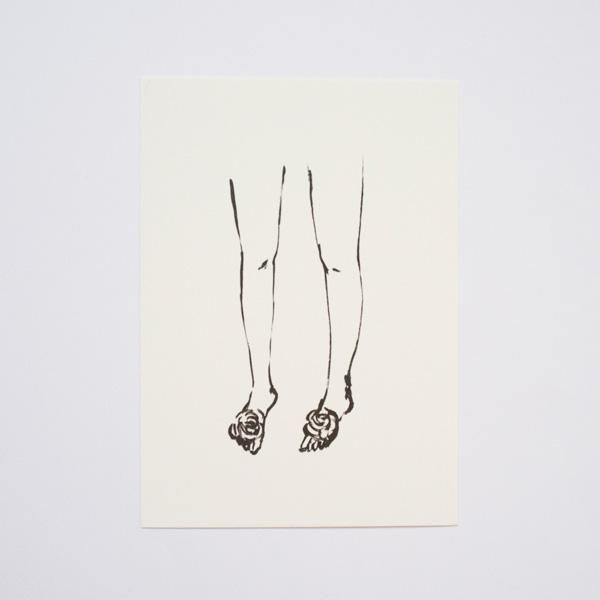 網中いづる ポストカード ダリアのかざり - Loule