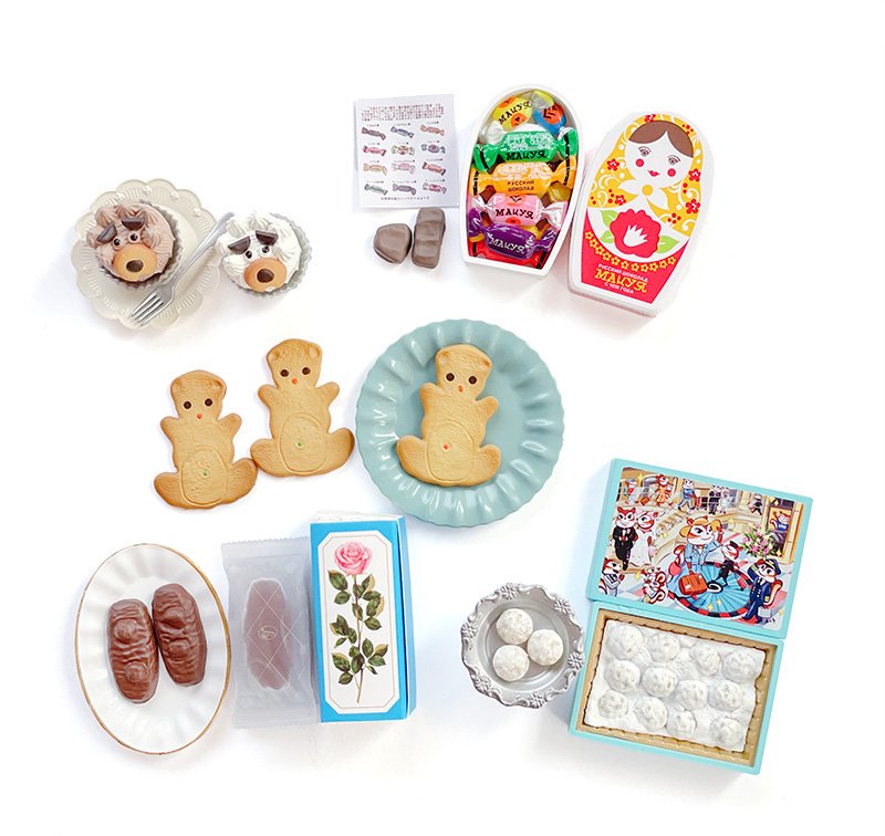 全国のかわいいおやつ ミニチュアコレクション第2弾（BOX）12個セット - Loule