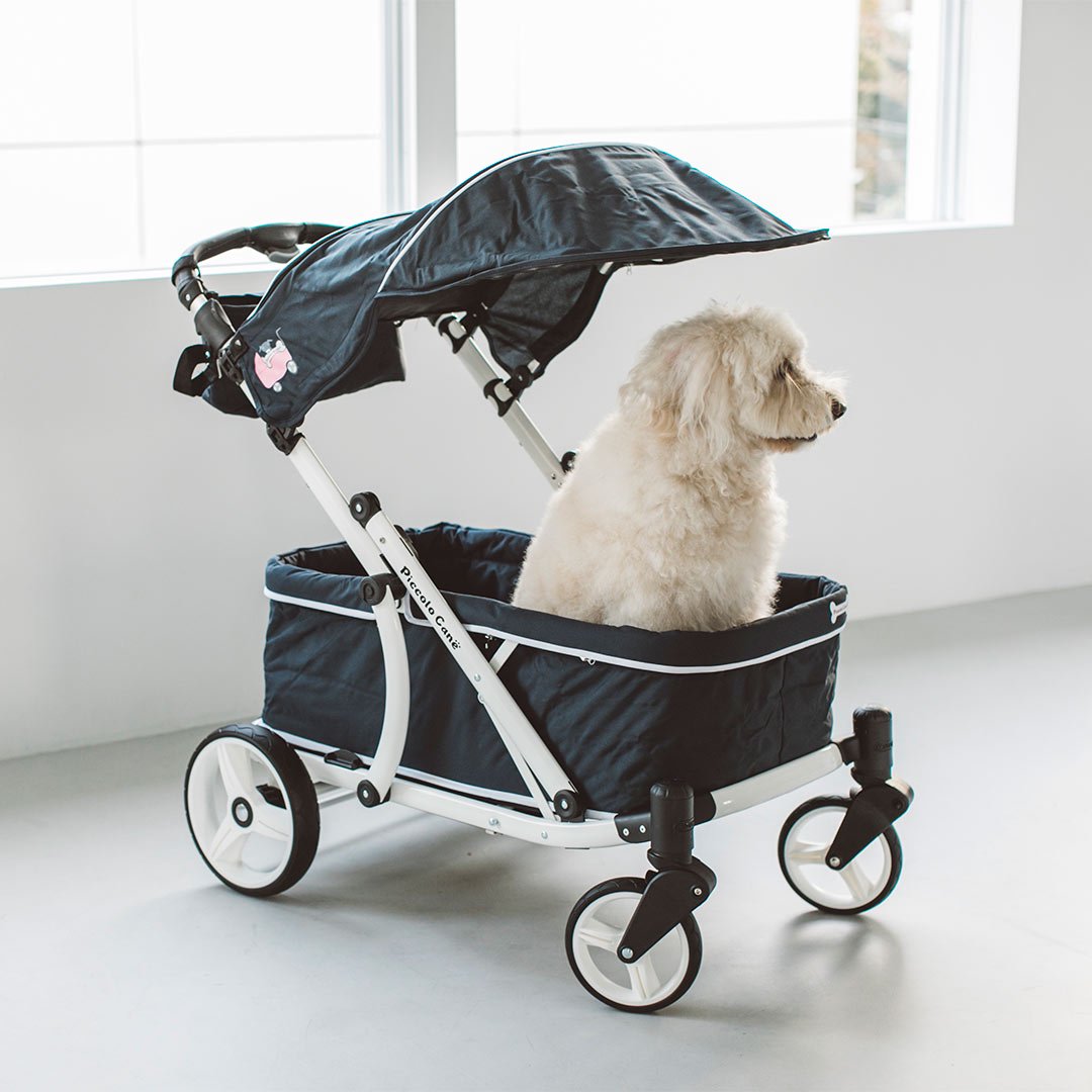 31,450円ピッコロカーネ　クレア　ネイビー　大型犬　ペットカート