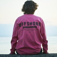 【OFFSHORE/オフショア】DAYSTAR CA SPORTS LONG SLEEVE TEE　RED　ロングスリーブＴ