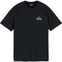 【SCOTCH&SODA/スコッチ＆ソーダ】ELVIS PRESLEY GO ELVIS TEE　BLACK　Tシャツ　エルビスプレスリー