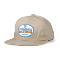 <img class='new_mark_img1' src='https://img.shop-pro.jp/img/new/icons50.gif' style='border:none;display:inline;margin:0px;padding:0px;width:auto;' />【STANDARD CALIFORNIA】SD OVAL LOGO PATCH TWILL CAP　BEIGE　キャンバスキャップ　スタンダードカリフォルニア