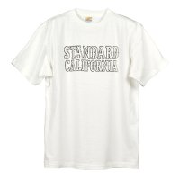 【STANDARD CALIFORNIA】SD BASIC LOGO T　WHITE　Tシャツ　スタンダードカリフォルニア