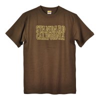 【STANDARD CALIFORNIA】SD BASIC LOGO T　BROWN　Tシャツ　スタンダードカリフォルニア
