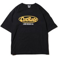 【CUTRATE/カットレイト】CUTRATE LOGO DROPSHOULDER S/S -T-SHIRT　BLACK