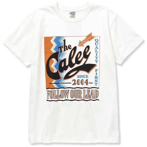 CALEE/キャリー】CALEE SIGN BOARD NATURALLY PAINT DESIGN T-SHIRT
