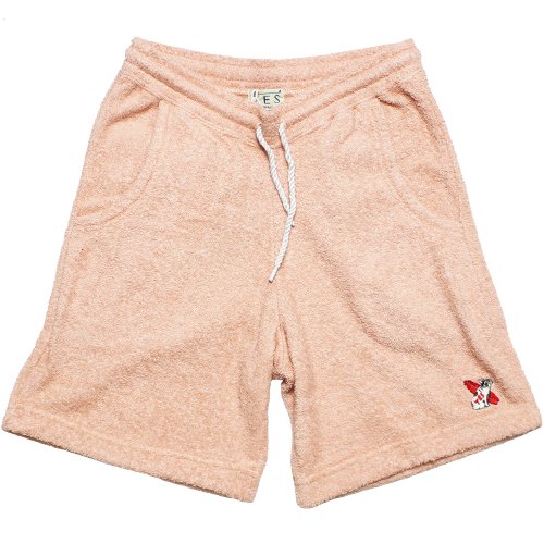 TES/テス】TES COMFORTABLE PILE BUHI CAFE SHORTS SALMON パイル