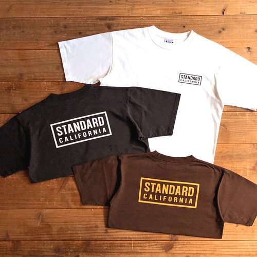 STANDARD CALIFORNIA】SD HEAVYWEIGHT BOX LOGO T BLACK Tシャツ