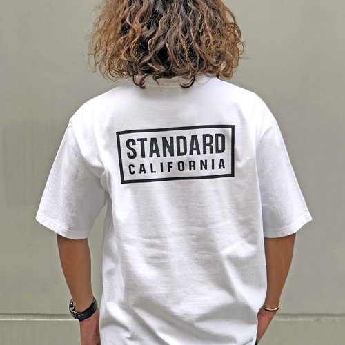 STANDARD CALIFORNIA】SD HEAVYWEIGHT BOX LOGO T WHITE Tシャツ 