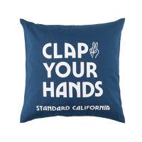 【STANDARD CALIFORNIA】HAND LIGHT × SD CUSHION　NAVY　クッション　スタンダードカリフォルニア