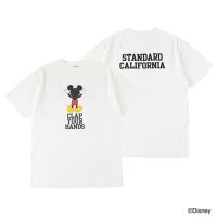 <img class='new_mark_img1' src='https://img.shop-pro.jp/img/new/icons50.gif' style='border:none;display:inline;margin:0px;padding:0px;width:auto;' />【STANDARD CALIFORNIA】DISNEY × SD CLAP YOUR HANDS T　WHITE　ディズニー　Tシャツ　スタンダードカリフォルニア