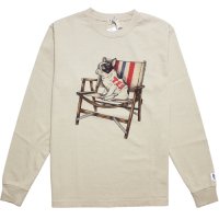 <img class='new_mark_img1' src='https://img.shop-pro.jp/img/new/icons50.gif' style='border:none;display:inline;margin:0px;padding:0px;width:auto;' />【TES/テス】TES OUTDOOR CHAIR BUHI LONG SLEEVE TEE　BEIGE　ロンＴ　THE ENDLESS SUMMER/エンドレスサマー