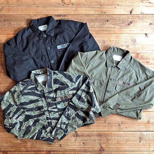 STANDARD CALIFORNIA】SD RIPSTOP ARMY SHIRT BLACK アーミーシャツ ...