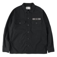 <img class='new_mark_img1' src='https://img.shop-pro.jp/img/new/icons14.gif' style='border:none;display:inline;margin:0px;padding:0px;width:auto;' />【STANDARD CALIFORNIA】SD RIPSTOP ARMY SHIRT　BLACK　アーミーシャツ　スタンダードカリフォルニア