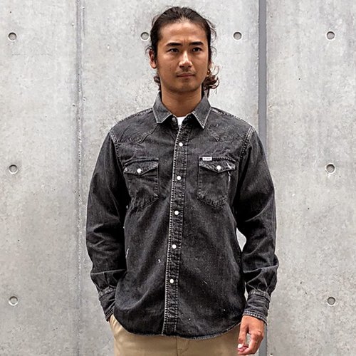 STANDARD CALIFORNIA】SD DENIM WESTERN SHIRT BLACK ウエスタンデニム