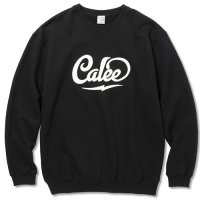 【CALEE/キャリー】CALEE LOGO CREW NECK SWEAT　BLACK　クルーネックスウェット