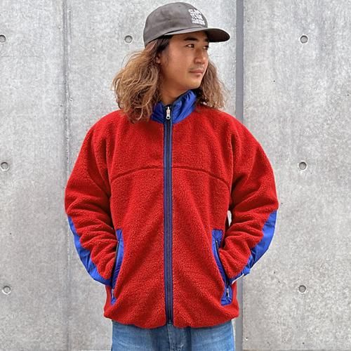 STANDARD CALIFORNIA】SD REVERSIBLE FLEECE JACKET RED リバーシブル