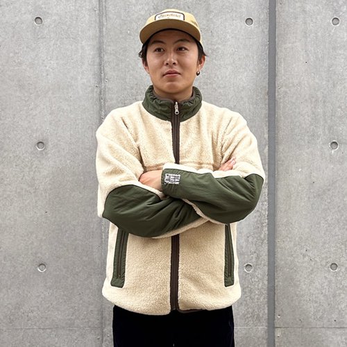 STANDARD CALIFORNIA】SD REVERSIBLE FLEECE JACKET BEIGE