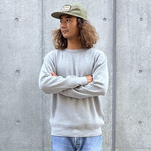 STANDARD CALIFORNIA】SD HONEYCOMB THERMAL SWEAT GRAY サーマルスウェット スタンダードカリフォルニア  - GRAVY'S グレイビーズ オンラインショップ さいたま市中央区与野駅西口５分