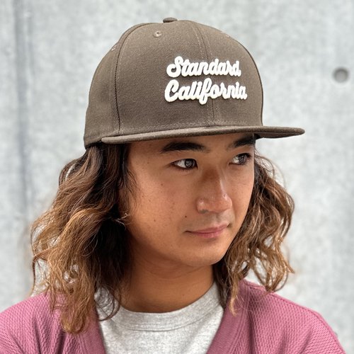 STANDARD CALIFORNIA】NEW ERA×SD 59 FIFTY LOGO CAP BROWN ニューエラ