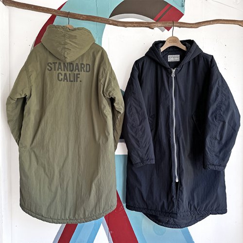 STANDARD CALIFORNIA】SD REVERSIBLE ARMY HOOD COAT OLIVE リバーシブルコート  スタンダードカリフォルニア - GRAVY'S グレイビーズ オンラインショップ さいたま市中央区与野駅西口５分