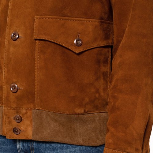 NUDIE JEANS/ヌーディージーンズ】STEVE LEATHER JACKET COGNAC レザー