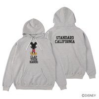 <img class='new_mark_img1' src='https://img.shop-pro.jp/img/new/icons14.gif' style='border:none;display:inline;margin:0px;padding:0px;width:auto;' />【STANDARD CALIFORNIA】DISNEY × SD CLAP YOUR HANDS HOOD SWEAT　GRAY　スタンダードカリフォルニア　ディズニー