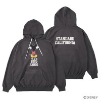 <img class='new_mark_img1' src='https://img.shop-pro.jp/img/new/icons50.gif' style='border:none;display:inline;margin:0px;padding:0px;width:auto;' />【STANDARD CALIFORNIA】DISNEY × SD CLAP YOUR HANDS HOOD SWEAT　BLACK　スタンダードカリフォルニア　ディズニー