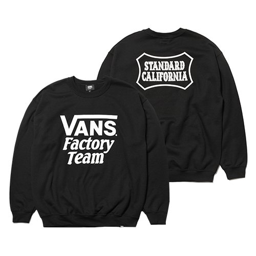 STANDARD CALIFORNIA】VANS × SD LOGO SWEAT BLACK VANS × Standard California  20th Anniversary - GRAVY'S グレイビーズ オンラインショップ さいたま市中央区与野駅西口５分