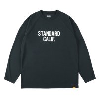 <img class='new_mark_img1' src='https://img.shop-pro.jp/img/new/icons50.gif' style='border:none;display:inline;margin:0px;padding:0px;width:auto;' />【STANDARD CALIFORNIA】SD TECH DRY LOGO LONG SLEEVE T　BLACK　ロングスリーブT　スタンダードカリフォルニア