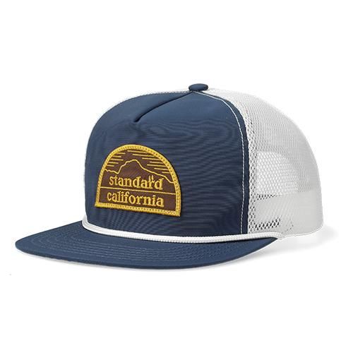 美品 STANDARD CALIFORNIA cap navyワッペン キャップ（最新人気