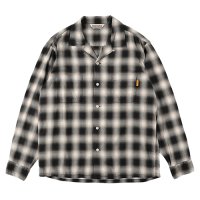 <img class='new_mark_img1' src='https://img.shop-pro.jp/img/new/icons50.gif' style='border:none;display:inline;margin:0px;padding:0px;width:auto;' />【STANDARD CALIFORNIA】SD OMBRE CHECK SHIRT　BLACK　オンブレーチェックシャツ　スタンダードカリフォルニア