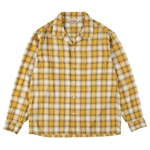 STANDARD CALIFORNIA】SD OMBRE CHECK SHIRT YELLOW オンブレー