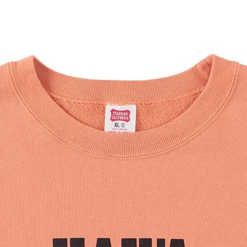 STANDARD CALIFORNIA】SD US COTTON H.N.D. LOGO CREW SWEAT