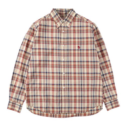 STANDARD CALIFORNIA】SD MADRAS CHECK SHIRT YELLOW ボタンダウンシャツ スタンダードカリフォルニア -  GRAVY'S グレイビーズ オンラインショップ さいたま市中央区与野駅西口５分