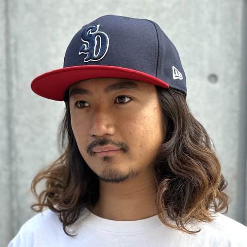 STANDARD CALIFORNIA】NEW ERA×SD 59 FIFTY LOGO CAP NAVY ニューエラ