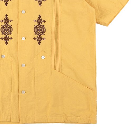 STANDARD CALIFORNIA】SD GUAYABERA SHIRT YELLOW グァジャベーラ ...