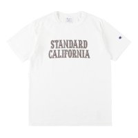 【STANDARD CALIFORNIA】CHAMPION × SD T1011　WHITE　Tシャツ　スタンダードカリフォルニア
