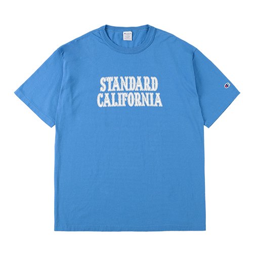 STANDARD CALIFORNIA】CHAMPION × SD T1011 BLUE Tシャツ スタンダード