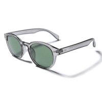【CUTRATE/カットレイト】CUTRATE LOGO GLASSES　CLEAR GRAY × GREEN　サングラス