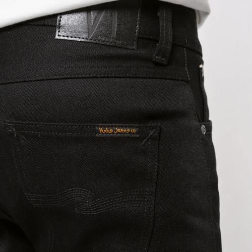 NUDIE JEANS/ヌーディージーンズ】LEAN DEAN 「DRY BLACK