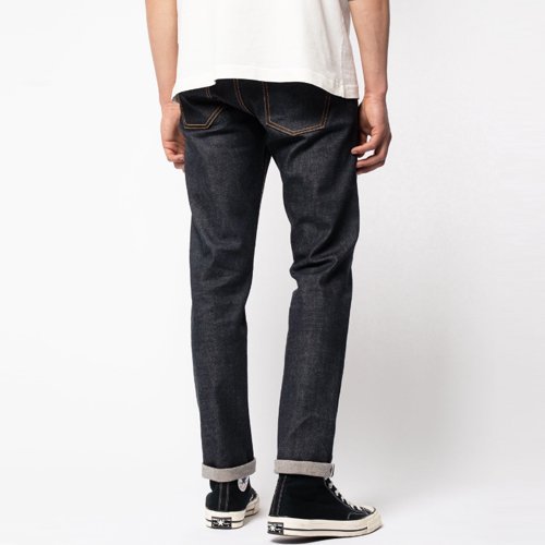購入価格40700円lean dean dry black selvage nudie jeans