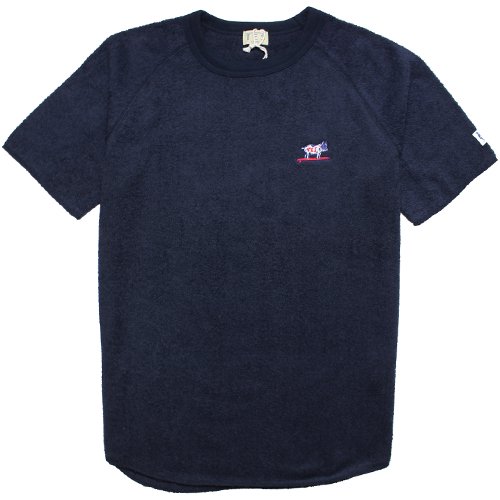 TES/テス】TES COMFORTABLE PILE HUNTINGTON BIG T NAVY パイルTシャツ