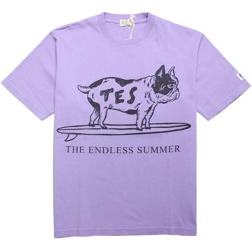 TES/テス】TES OVER DYED BUHI BIG TEE PURPLE Ｔシャツ THE ENDLESS