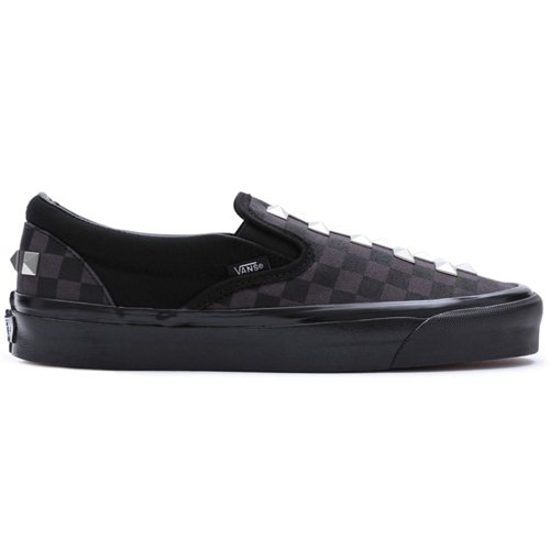 コレクション vans all black スリッポン